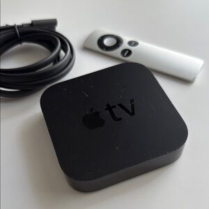 Apple TV Streaming Device with Remote and Cable 3rd Gen